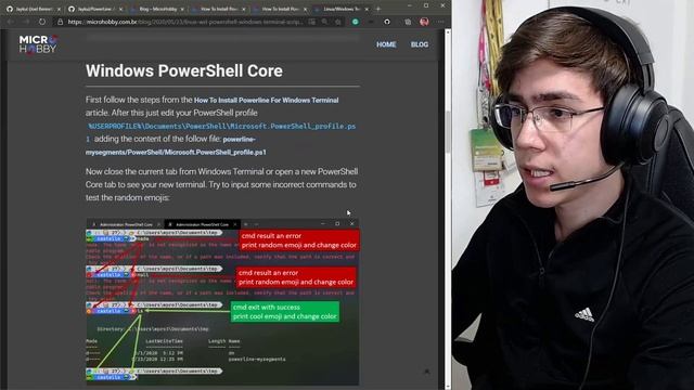 Bash WSL + Windows Terminal + PowerShell Core + Powerline / Random Emojis ?? for Error Returns смотреть онлайн