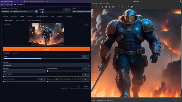 Stable diffusion: Easy 4K AI generated images with Low VRAM GPU смотреть онлайн