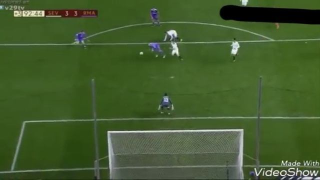 Карим Бензема | Красивый гол | Севилья - Реал Мадрид 3:3 | 12/01/2017 смотреть онлайн