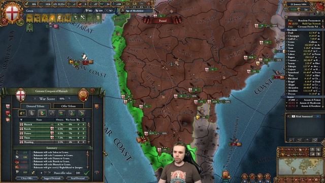 EUIV: Honest Competition (Genoa) Episode 93 - Going Coastal смотреть онлайн