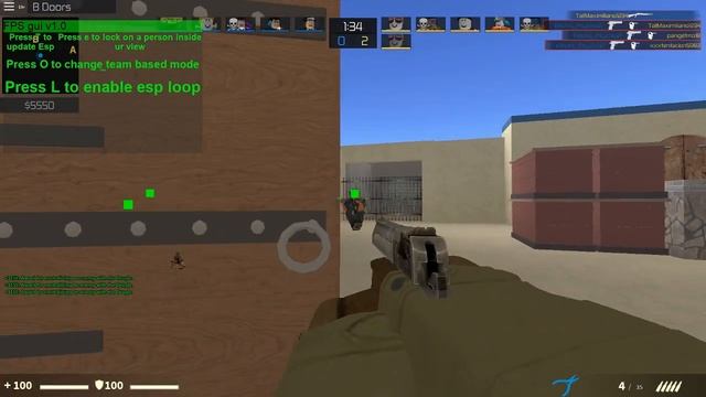 ROBLOX COUNTER BLOX FPS GUI SCRIPT AIMBOT/ESP!! WORKS ON ANY GAME! смотреть онлайн