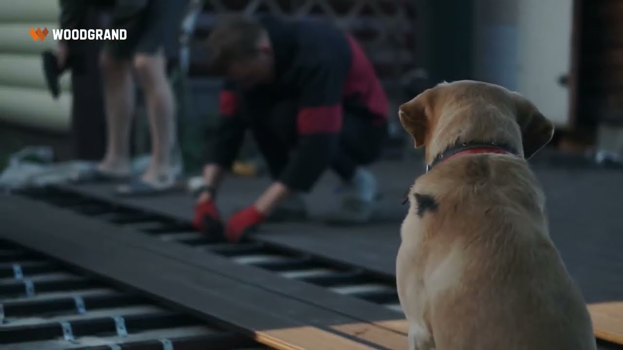 Инструкция по монтажу террасной доски из ДПК WOODGRAND на бетонное основание. Правила и ошибки. смотреть онлайн