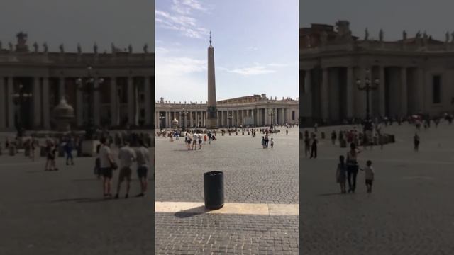 Ватикан 2019. Площадь Святого Петра. смотреть онлайн