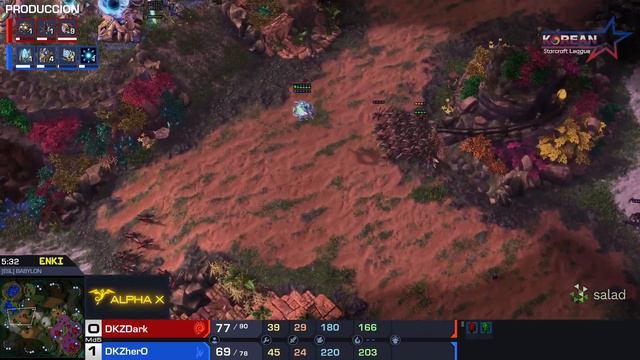 StarCraft 2 - herO vs Dark / Final Korean Starcraft League #9 смотреть онлайн