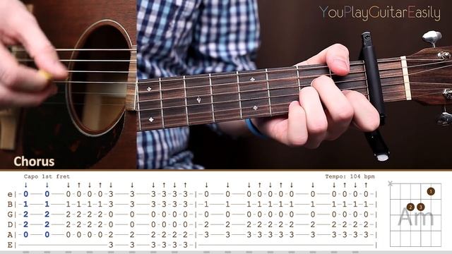 Как играть на гитаре Vance Joy – Riptide (guitar tutorial). YouPlayGuitarEasily смотреть онлайн