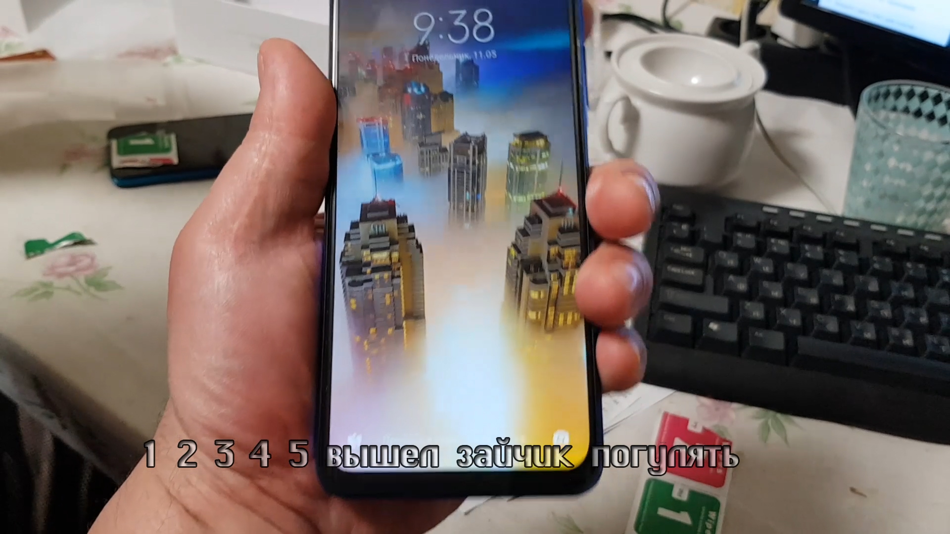 Распаковка телефона Смартфон XIAOMI Redmi 9T 4 128Gb, синий смотреть онлайн