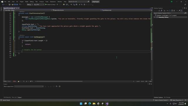 How to use ChatGPT in Unity - Simple Tutorial смотреть онлайн