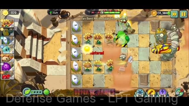 Ancient Egypt Entanglement! Step 1 - 8 / PvZ 2 / Epic Quest - Premium Plant Quest! смотреть онлайн