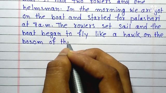 Essay On A Journey By Boat In English || Short Essay Writing || Essay Word || смотреть онлайн