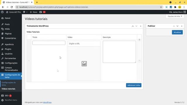 Curso ACF Pro - Como criar uma área com vídeos tutoriais no painel do WordPress смотреть онлайн