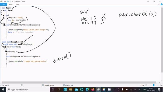 How to rethrow an exception in Java смотреть онлайн