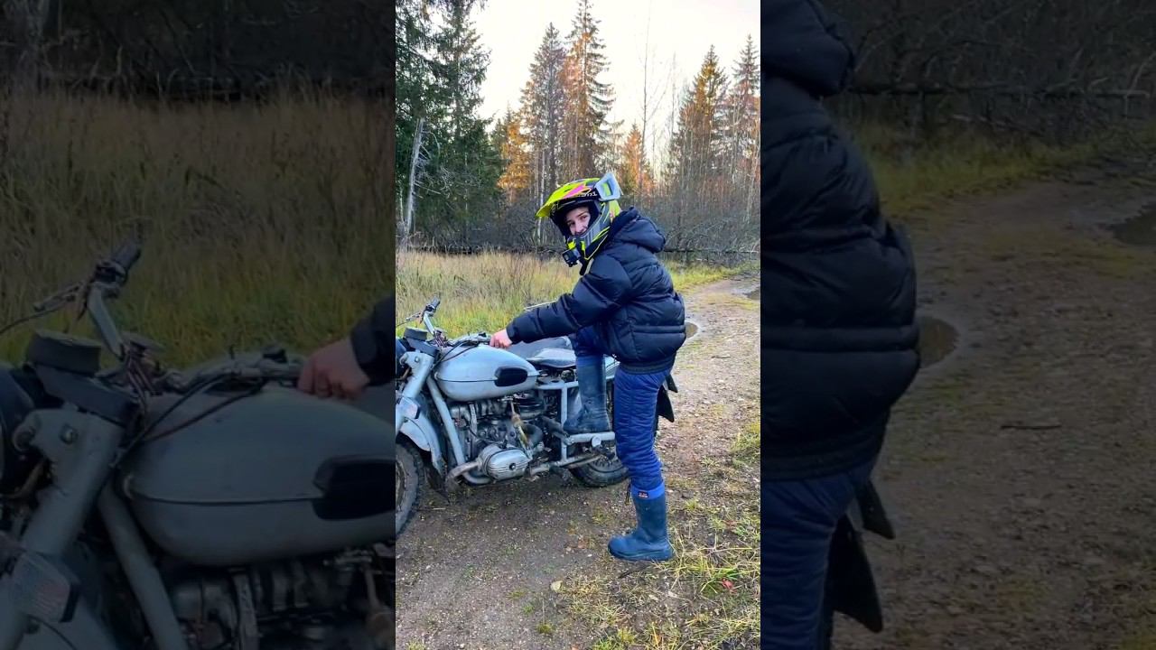 КАК ЗАВЕСТИ МОТОЦИКЛ УРАЛ М67-36? #мото #урал #восстановление #туториал #ремонт #совок #как смотреть онлайн