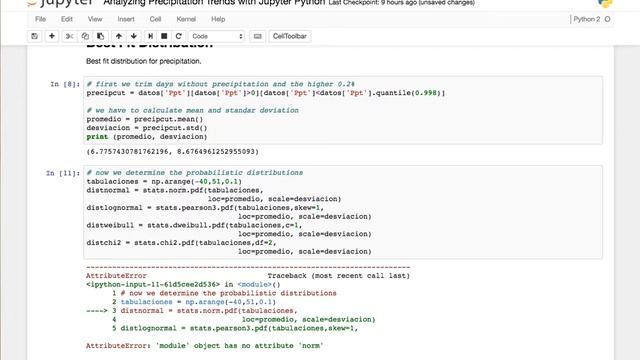 Analysis of Precipitation Trends with Jupyter Python смотреть онлайн
