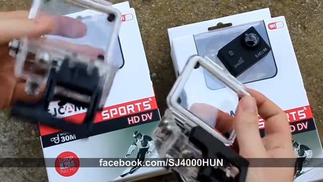 [FB.com/SJ4000HUN] SJCAM SJ4000 WiFi waterproof case old VS new  #02