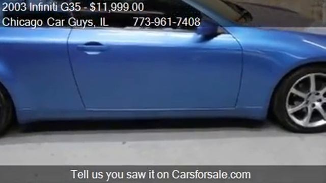 2003 Infiniti G35 Premium, Leather, Bose - for sale in Chica смотреть онлайн