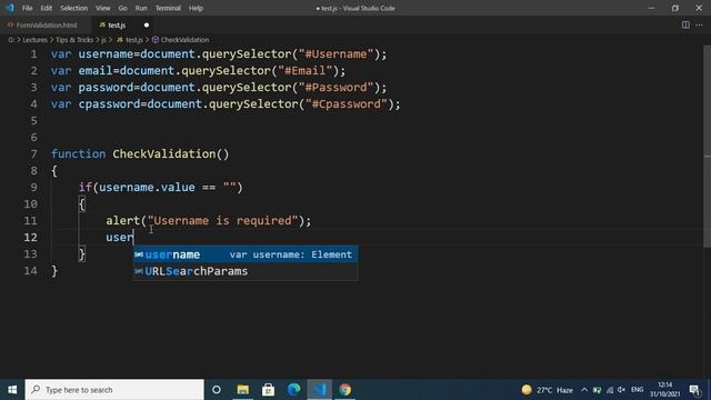 Form Validation WIth JavaScript in Urdu/Hindi смотреть онлайн