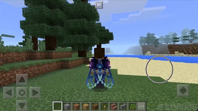 Minecraft PE Textures - Custom Space Sky, Elytra Wings, Food Mob Heads - MCPE 1.0 / 1.0.0 смотреть онлайн