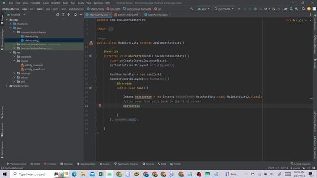 LESSON1. Making splash screen in android studio java 2023 смотреть онлайн