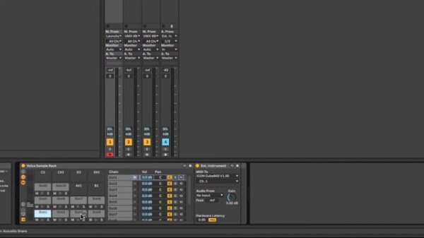Volca Sample midi control with Ableton