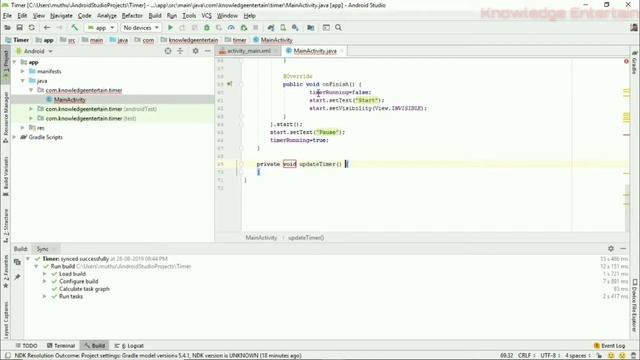 Develope an application that uses Event listner in android studio? ( countdown timer) смотреть онлайн
