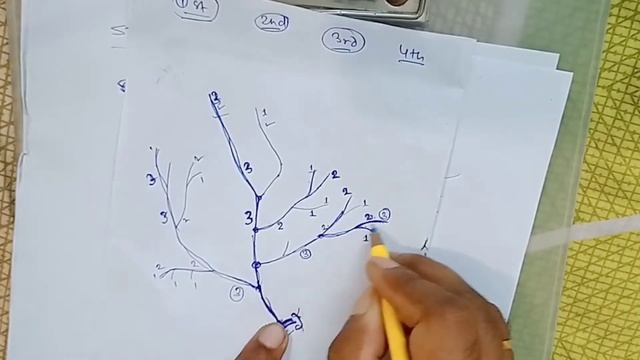Stream Ordering by Horton. || Topographical Map || Geography Practical смотреть онлайн