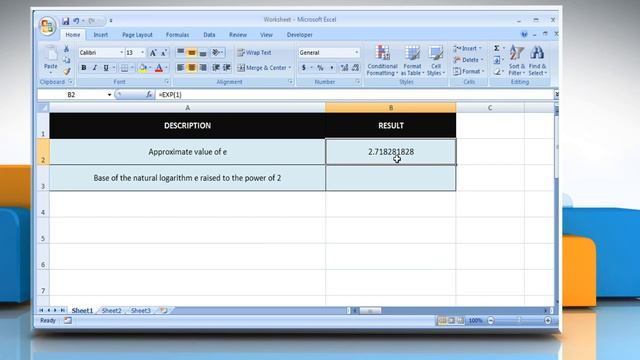 How to use the EXP Function in Excel смотреть онлайн