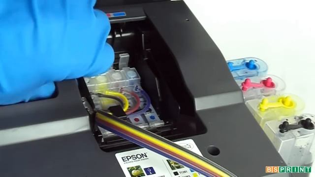 СНПЧ Espon SX420W SX425W установка смотреть онлайн