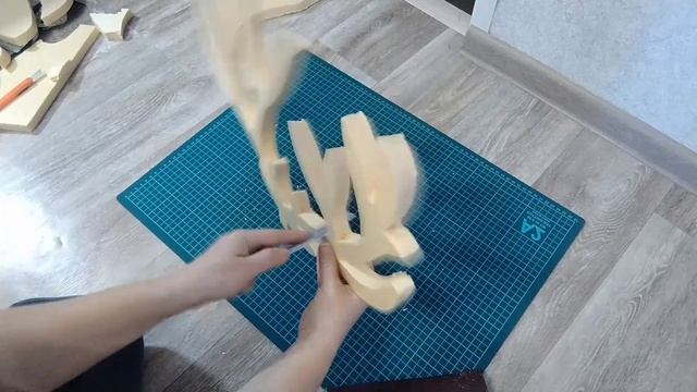Новогодний Олень из пеноплекса своими руками!! DIY смотреть онлайн