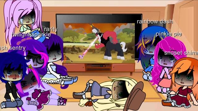 //✨mlp✨equestria girls?& flash sentry? react to ?twilight sparkle?// смотреть онлайн