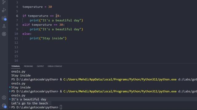 6# Python 3 Darija: Les structures conditionnelles (IF / ELIF / ELSE) смотреть онлайн