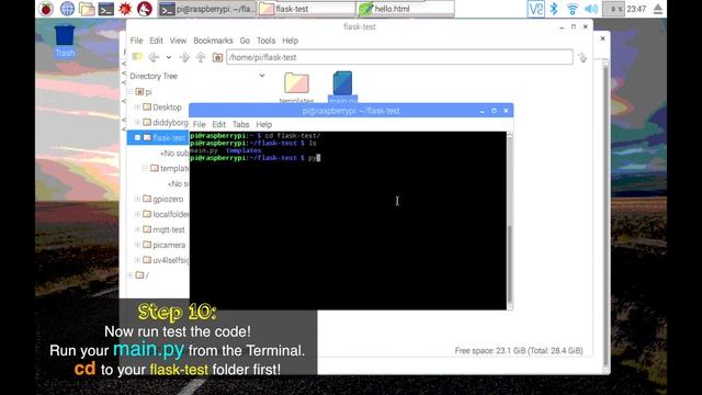 Host Web Application on Raspberry Pi using Flask смотреть онлайн