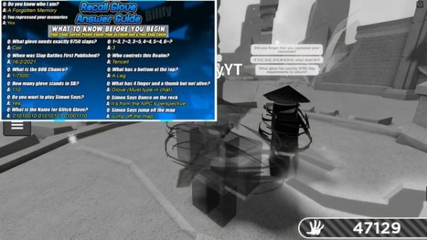 NEW Recall Glove w/(Cheat Sheet!) + How to get it! ⏱- Slap Battles Roblox