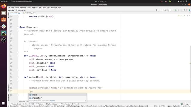 Recording Sound with Python смотреть онлайн