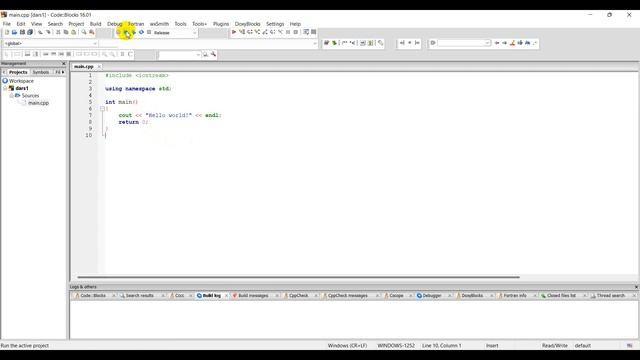 #1. C++ . Codeblocksni o‘rnatish va sozlash. Kiritish va chiqarish operatori(cin, cout). смотреть онлайн