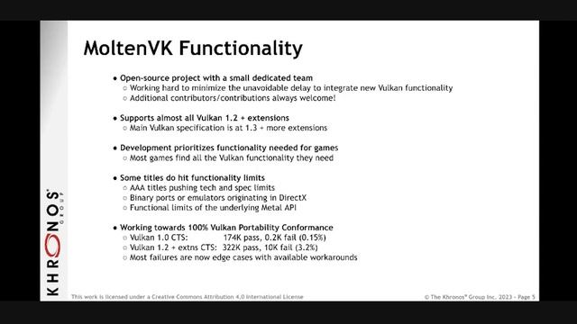 Vulkanised 2023: MoltenVK: Application portability with Vulkan on Metal смотреть онлайн