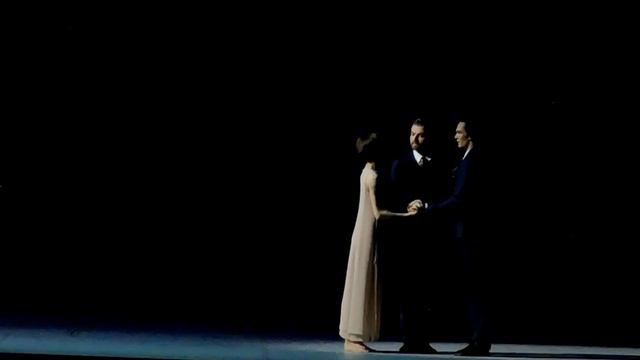 Svetlana Zakharova Artemy Belyakov And  Alexander Volchkov In Ballet Anna Karenina