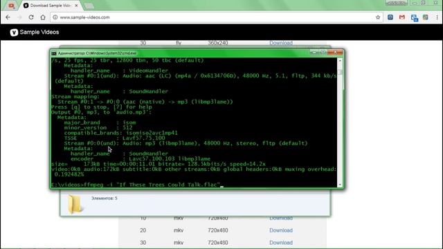 #2. Основная команда для конвертирования | FFmpeg смотреть онлайн