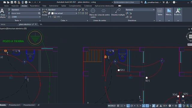 Autodesk AutoCAD 2021 plano electrico z dwg 2023 03 13 19 33 21 смотреть онлайн
