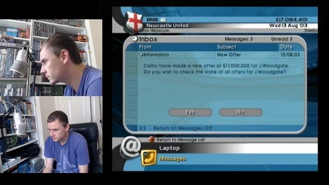 Not Football Manager - LMA Manager 2004 Xbox Part two смотреть онлайн