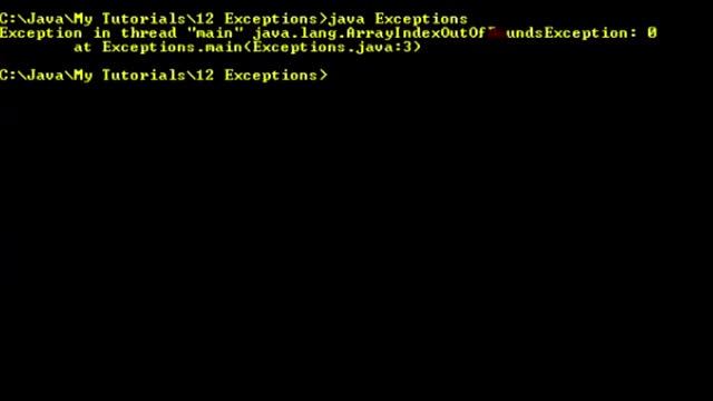 Basic Java #12 "Exceptions" смотреть онлайн