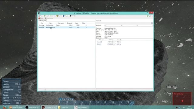 Space Engineers - How to create custom asteroids смотреть онлайн