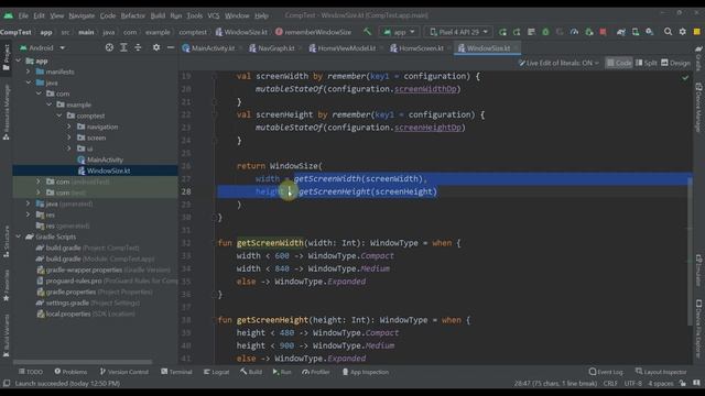 Multiple Screen Size Support with Jetpack Compose | Android Studio Tutorial смотреть онлайн