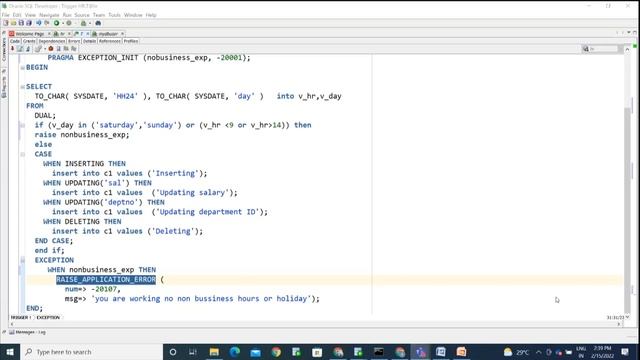 Statement level triggers in plsql with realtime examples || смотреть онлайн