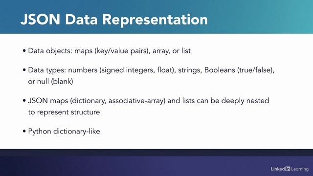 03 JSON and its data format смотреть онлайн