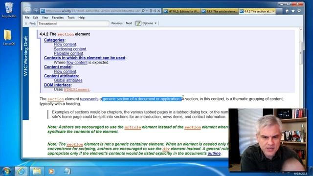 06 Defining the Structure of your Document HTML5 & CSS3 Fundamentals Development for Beginner смотреть онлайн
