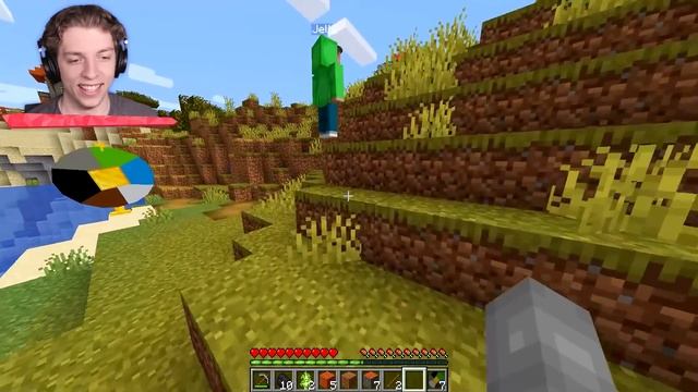 SPIN WHEEL = What COLOUR BLOCK You MINE! (Minecraft) смотреть онлайн