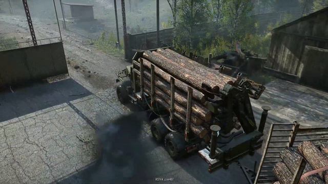 SnowRunner - Kraz 225 Road Train смотреть онлайн