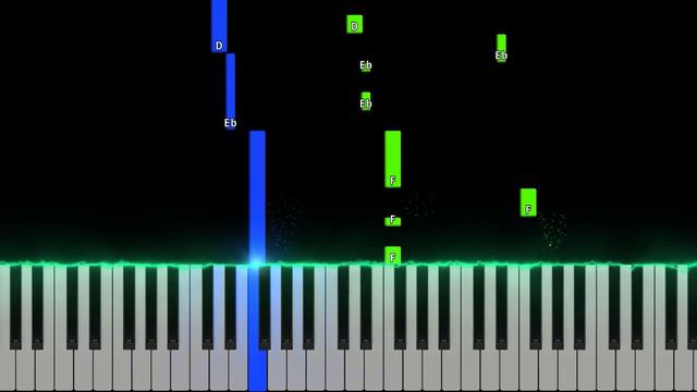 Geometry Dash - Menu Theme | EASY Piano Tutorial смотреть онлайн