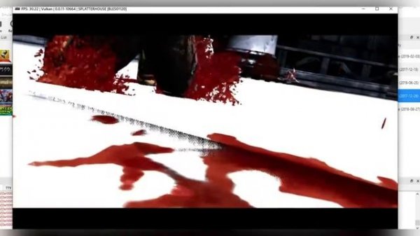 Тест игры Splatterhouse на эмуляторе RPCS3(PS3)