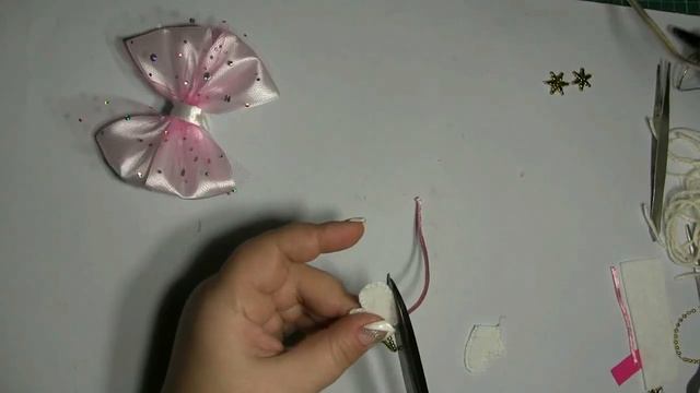 Зимние бантики канзаши смотреть онлайн